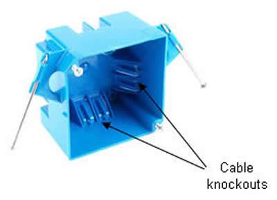 metal electrical boxes versus plastic|wiring plastic electrical box knockouts.